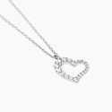 Mabina - Girocollo Cuore - Argento 925 - Zirconi