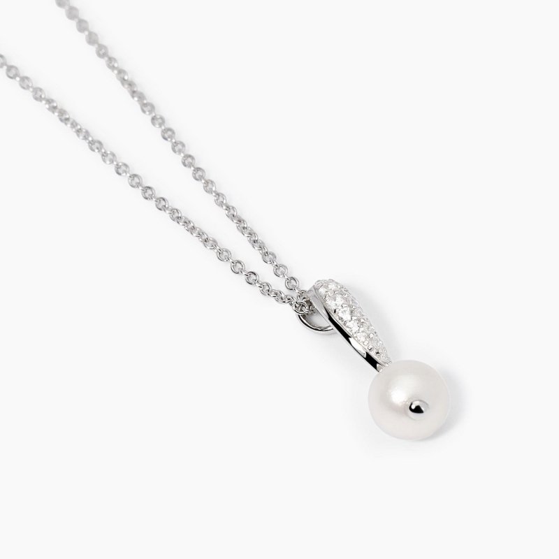 Mabina - Girocollo Opera - Argento - Perla