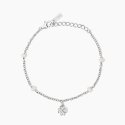Mabina - Bracciale Quadrifoglio - Argento - Perle