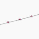 Mabina - Bracciale Lolita - Rubini Sintetici - Argento