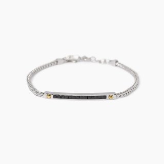 Mabina - Bracciale Con Piastra - Argento 925 - Zirconi