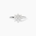 Mabina - Anello Con Fiore - Argento - Zirconi