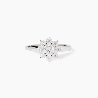 Mabina - Anello Con Fiore - Argento - Zirconi