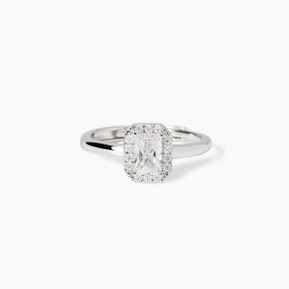 Mabina - Anello Con Zircone - Argento Rodiato