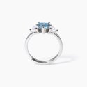 Mabina - Anello Lovely - Acquamarina Sintetica - Argento