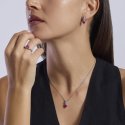 Mabina - Anello Lovely - Rubino Sintetico - Argento