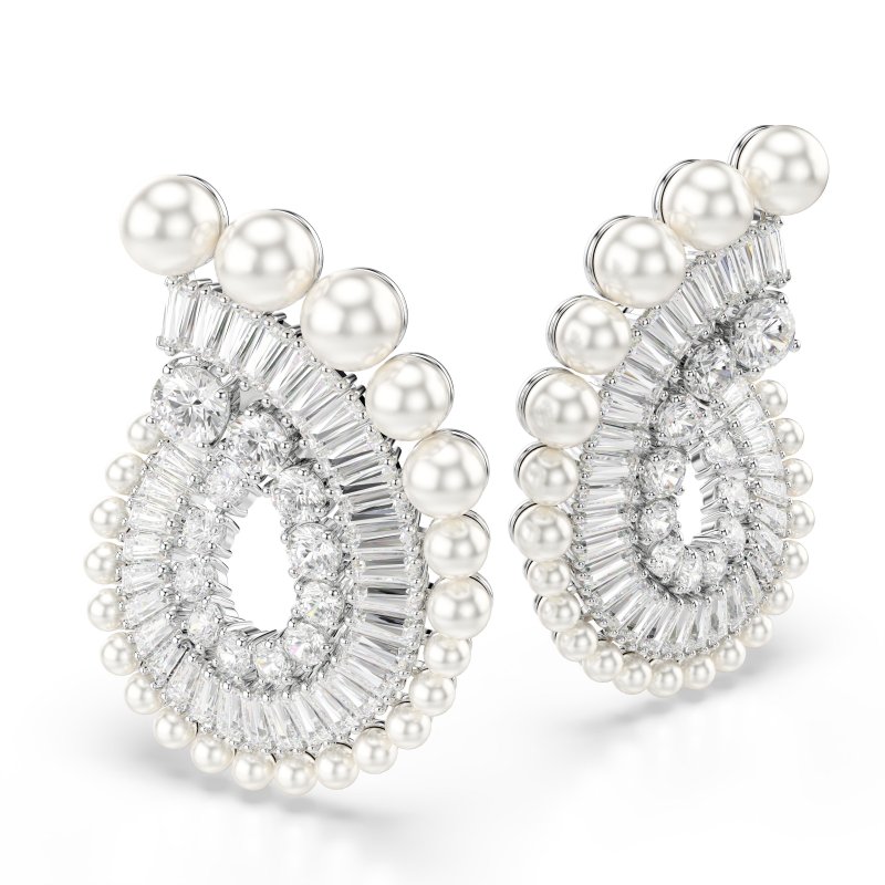 Swarovski - Orecchini Ariana Grande - Cristalli - Bianco