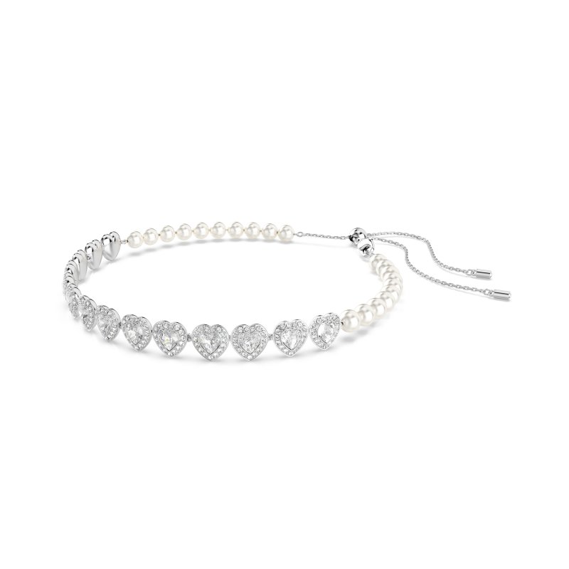 Swarovski - Girocollo Tennis - Cristalli - Bianco