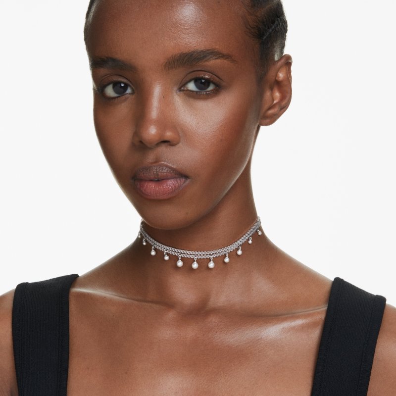 Swarovski - Girocollo Ariana Grande - Cristalli - Bianco