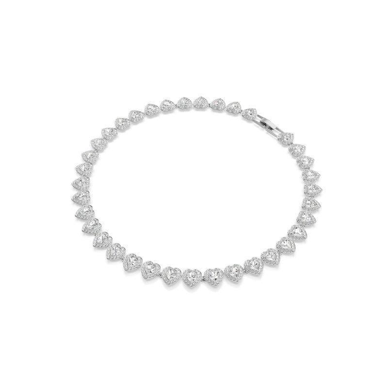 Swarovski - Collana Tennis - Cristalli - Bianca