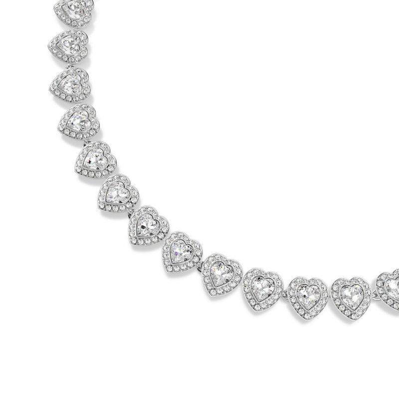 Swarovski - Collana Tennis - Cristalli - Bianca
