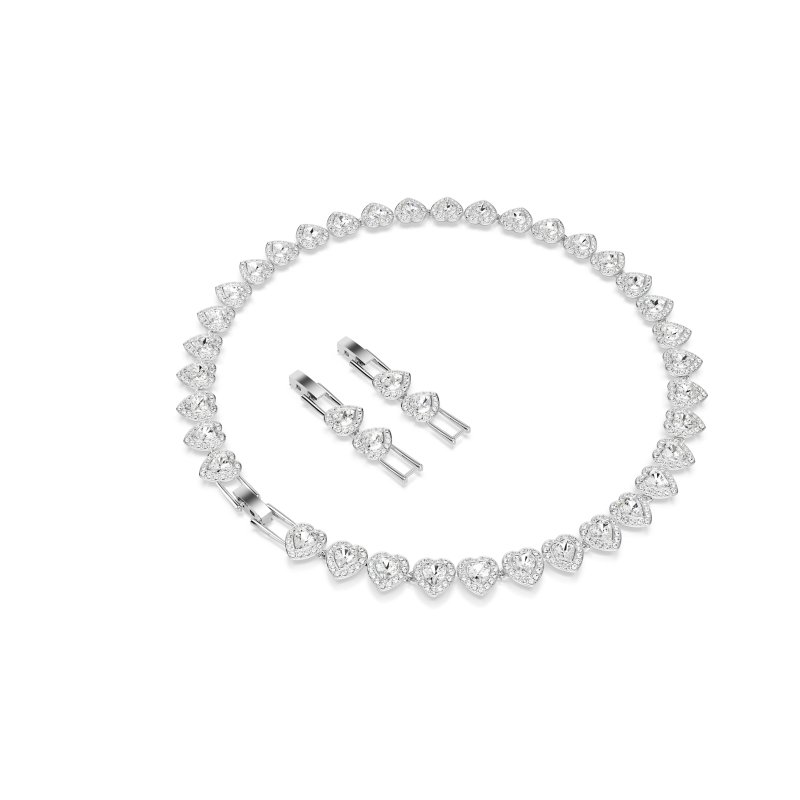 Swarovski - Collana Tennis - Cristalli - Bianca
