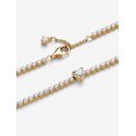 Bracciale Tennis con Cuore in Rilievo
