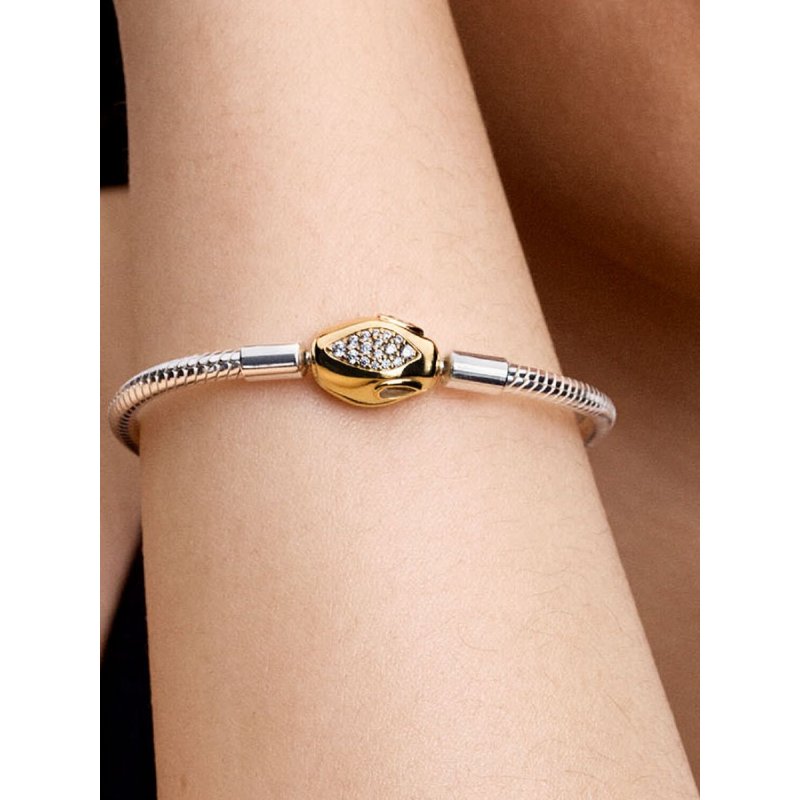 Bracciale con Chiusura a Serpente