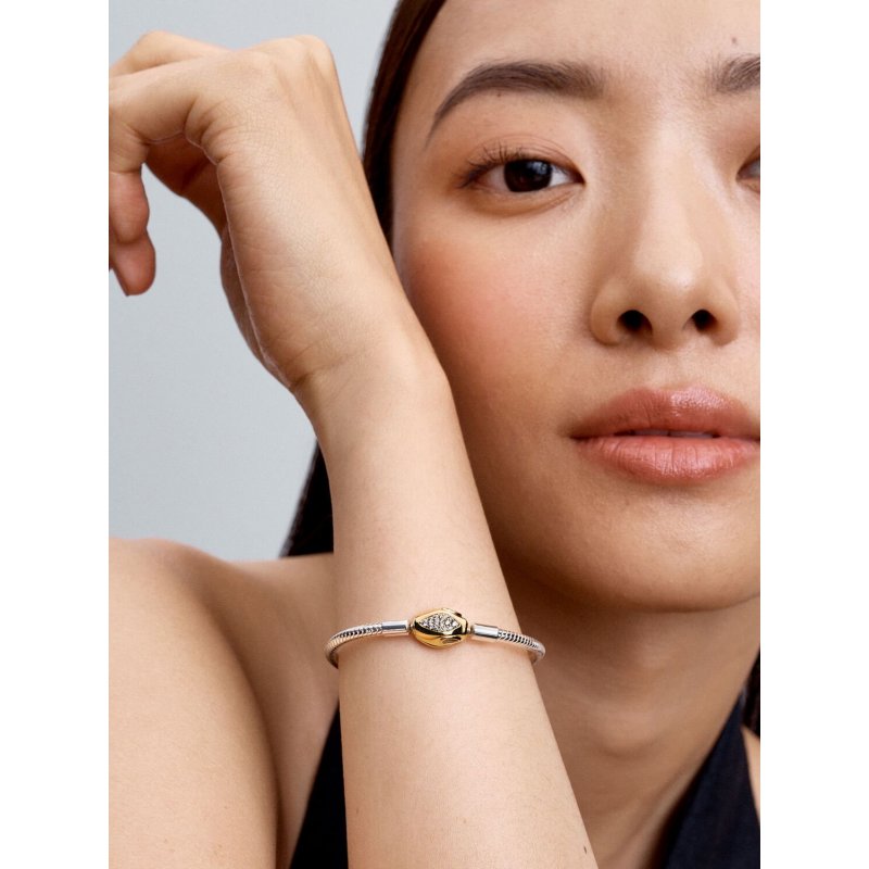 Bracciale con Chiusura a Serpente
