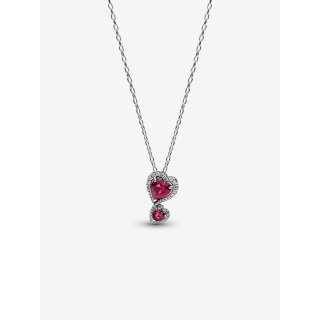 Collana Doppi Cuori Rossi