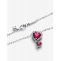 Collana Doppi Cuori Rossi