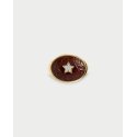Rue Des Mille - Anello Oval Choco - Argento 925