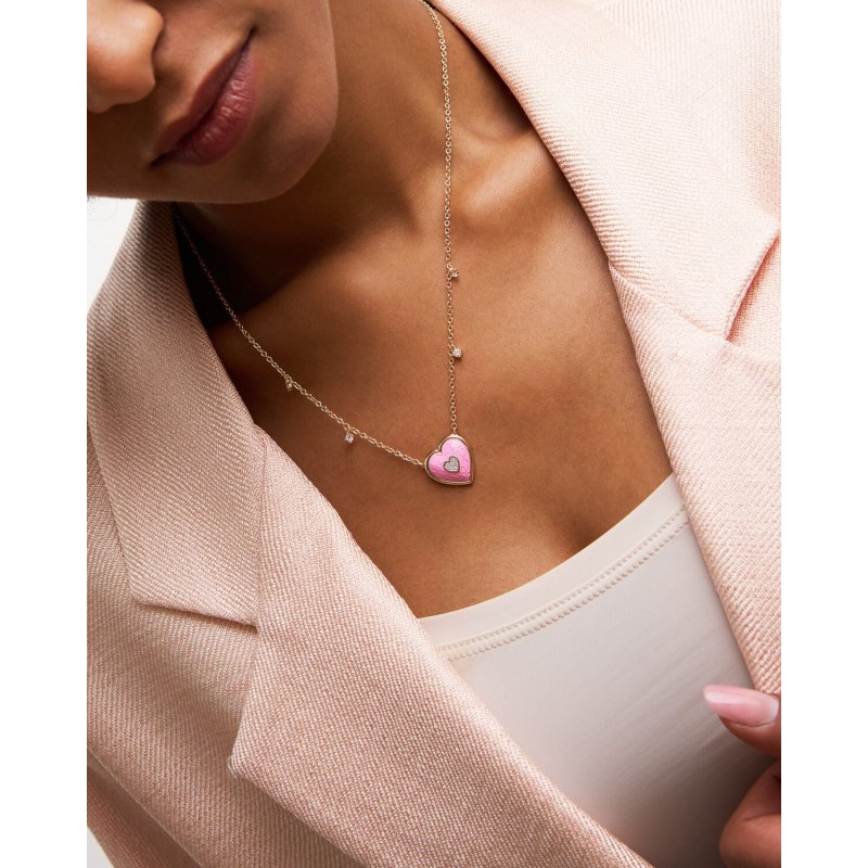 Rue Des Mille - Girocollo Double Cuore - Argento 925