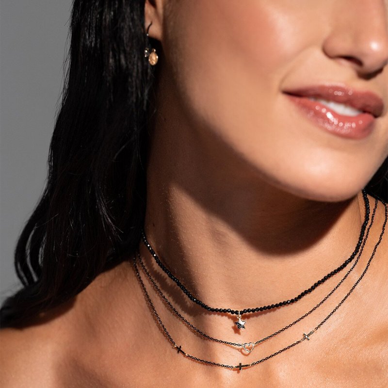 Rue Des Mille - Girocollo Stella - Oro 18Kt - Diamanti