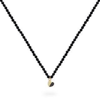 Rue Des Mille - Girocollo Cuore - Oro 18Kt - Diamanti