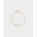 Rue Des Mille - Bracciale Tre Perle - Argento - Oro