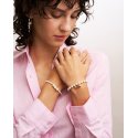 Rue Des Mille - Bracciale Tre Perle - Argento - Oro