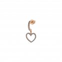 Rue Des Mille - Mono Orecchino - Cuore - Zirconi