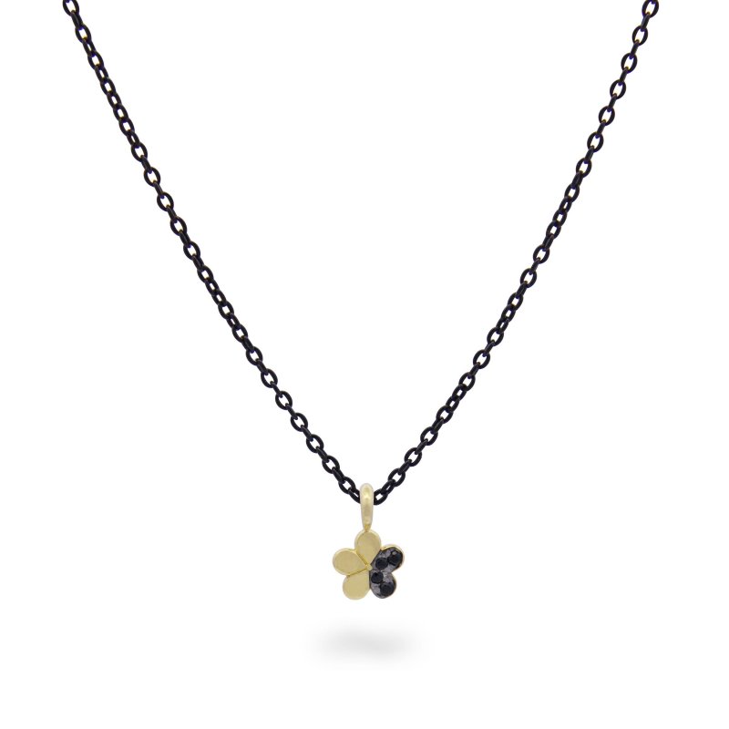 Rue Des Mille - Girocollo Fiore - Oro 18Kt - Diamanti