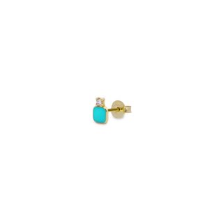 Rue Des Mille - Mono-Orecchino Quadrato - Oro 18Kt