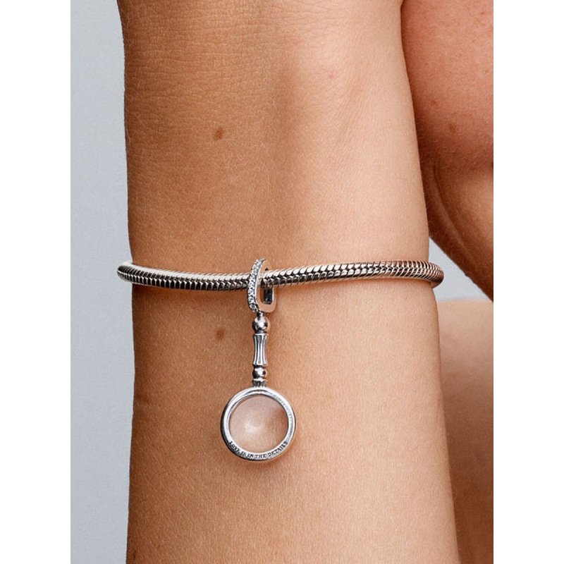 Charm Pendente Lente di Ingrandimento