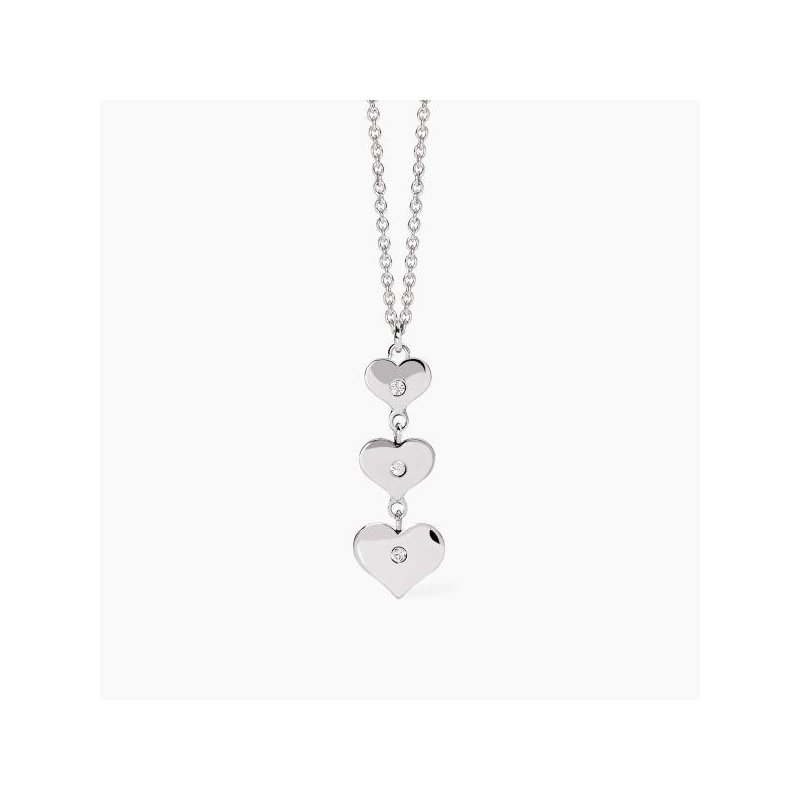 2 Jewels - Girocollo Acciaio - Cristalli