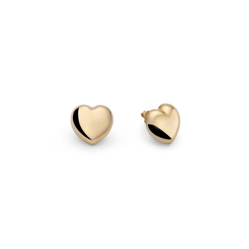 Orecchini In Argento Dorato Con Cuore