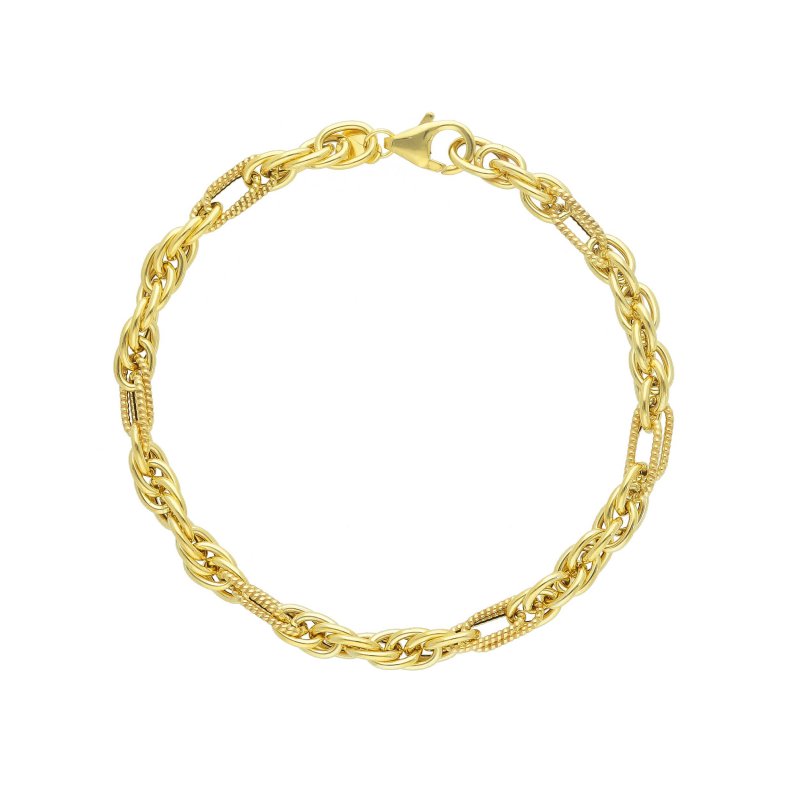 Songa Antonio - Bracciale Maglia - Oro Giallo 9Ct