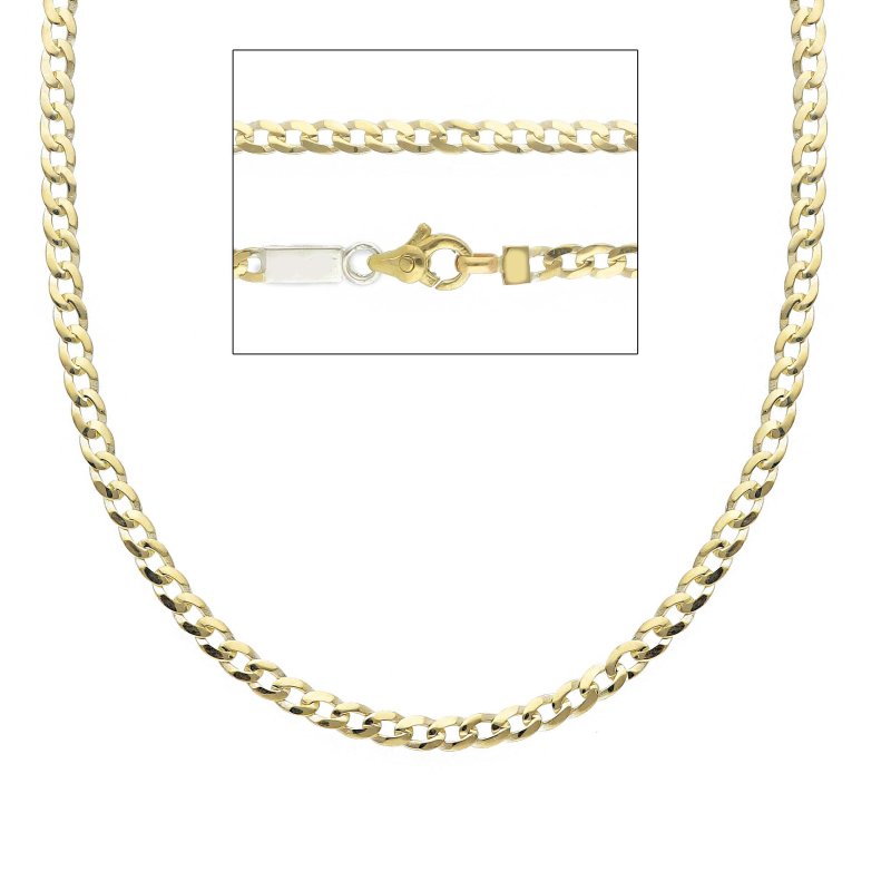 Songa Antonio - Catena Girocollo - Oro Giallo 9Ct