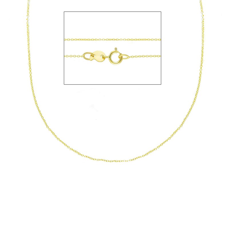 Songa Antonio - Catena Girocollo - Oro Giallo 9Ct