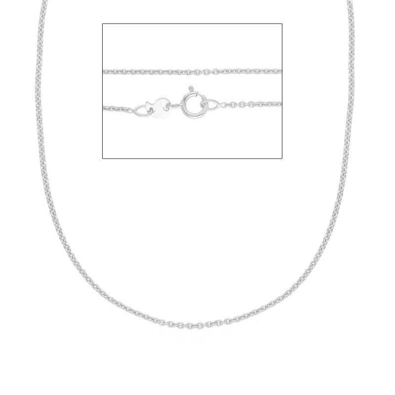 Songa Antonio - Catena Girocollo - Oro Bianco - 9 Ct