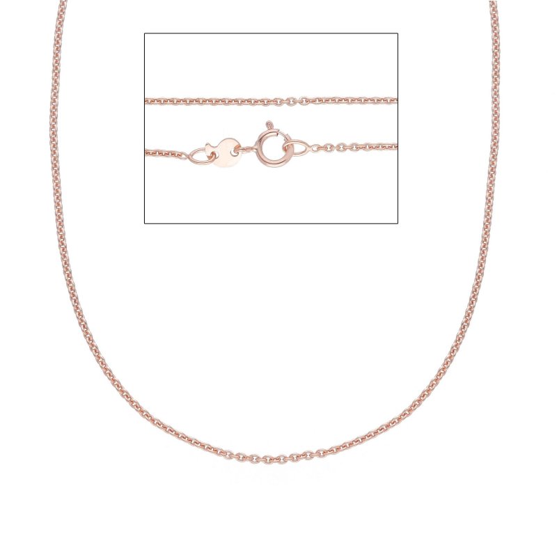 Songa Antonio - Catena Girocollo - Oro Rosa - 9Ct