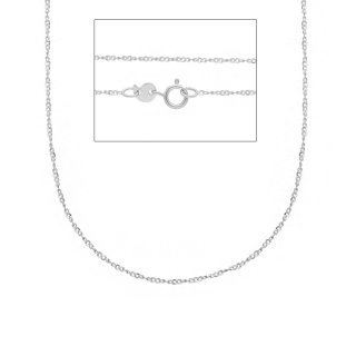 Songa Antonio - Catena Girocollo - Oro Bianco 9 Ct