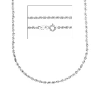 Songa Antonio - Catena Girocollo - Oro Bianco 9Ct