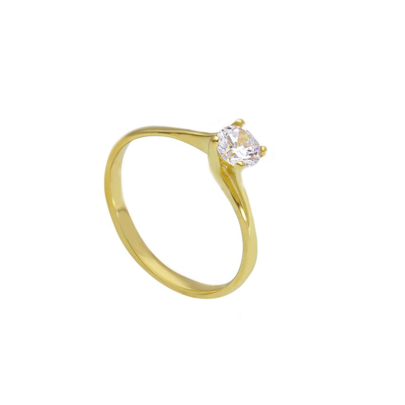 Songa Antonio - Anello Solitario - Oro Giallo
