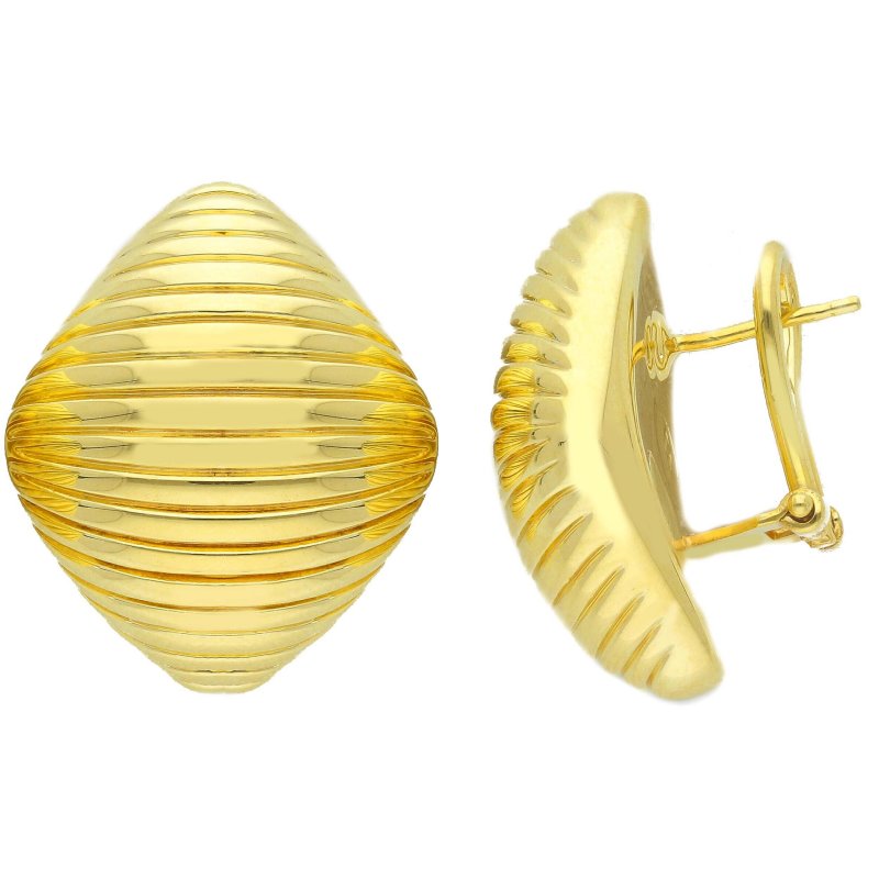 Songa Antonio - Orecchini Perno Clips - Oro Giallo