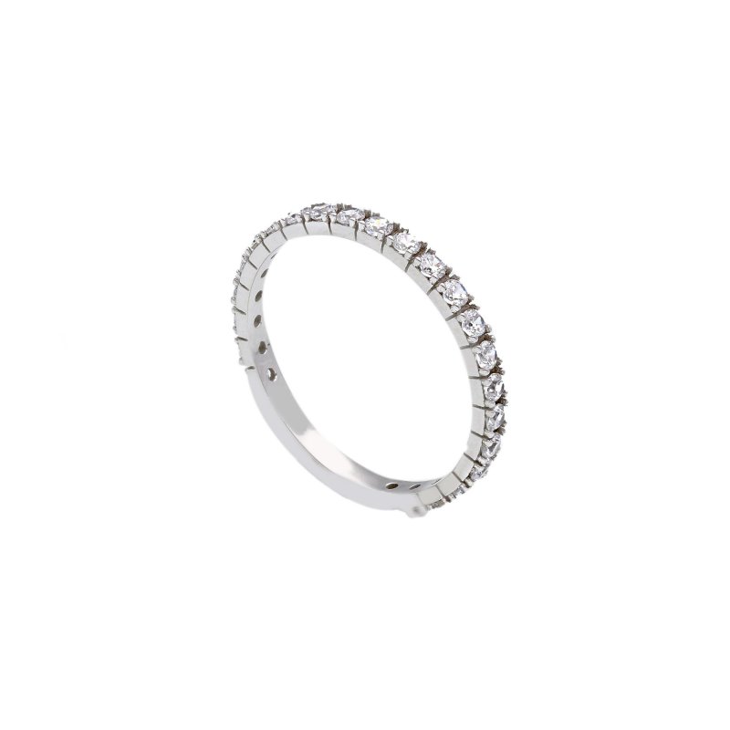 Songa Antonio - Anello Fedina - Oro Bianco