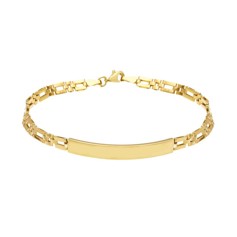 Songa Antonio - Bracciale Targa - Oro Giallo