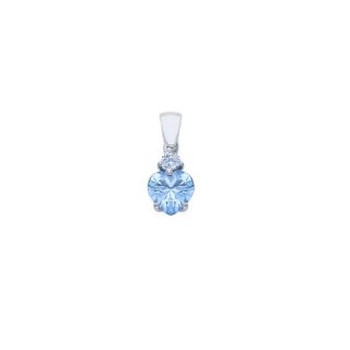 Songa Antonio - Ciondolo Oro Bianco - 9 Ct - Cristallo