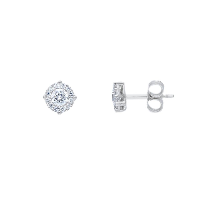 Songa Antonio - Orecchini Lobo - Oro Bianco - 9 Ct