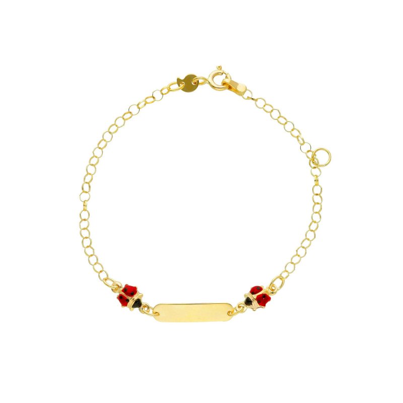 Songa Antonio - Bracciale Baby Targa - Oro 9 Ct