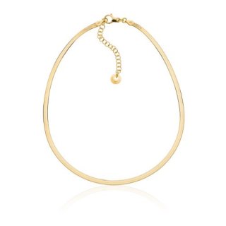 Collana In Argento Dorato Herringbone