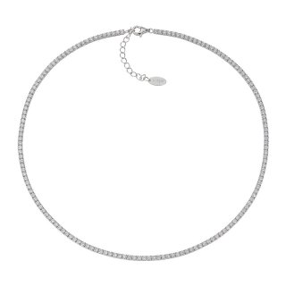 Amen - Collana Tennis Mania - Zirconi Bianchi - Unisex