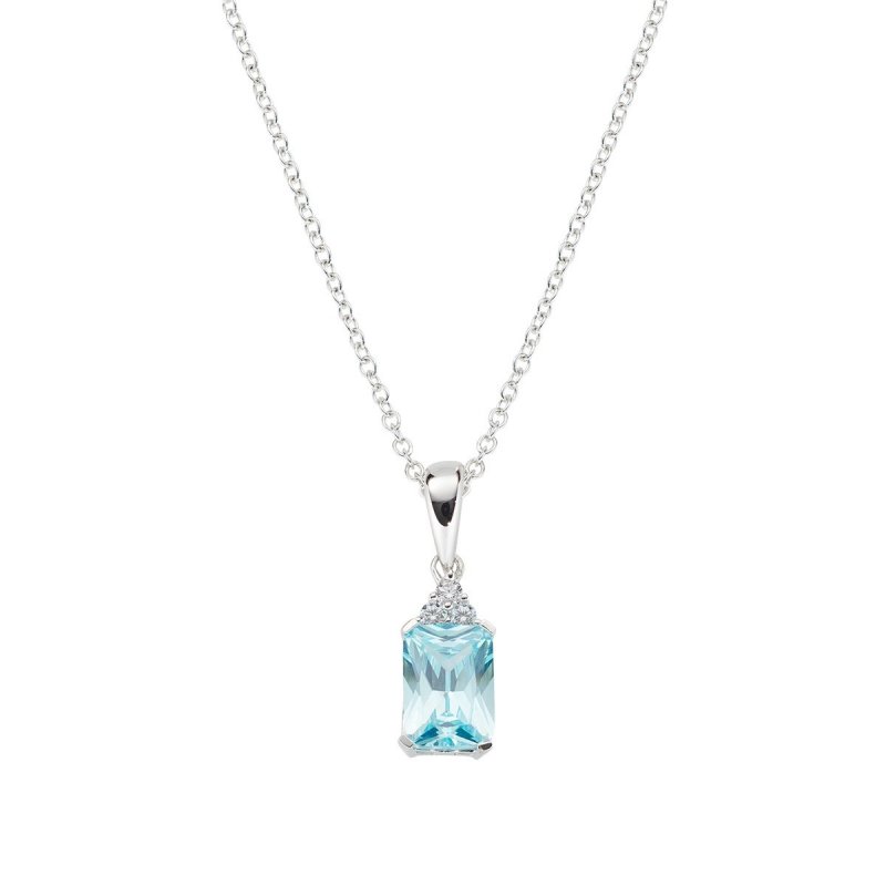 Amen - Collana Princess - Zirconi Acqua Marina
